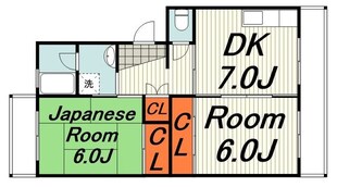 本郷台ジュネスＫＴの物件間取画像